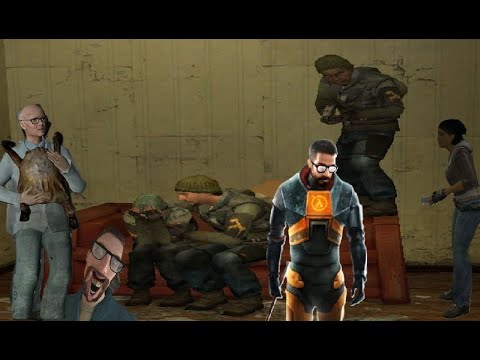 Видео: Half-life 2 в двоём #10 За фрименом!