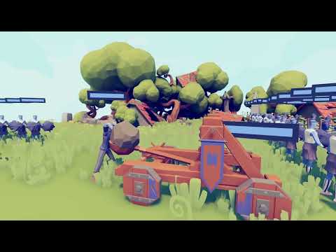 Видео: TABS: небольшая битва у Средневекового замка