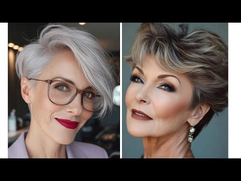 Видео: Последние 40 изображений коротких стрижек для женщин и удлиненного боба-пикси