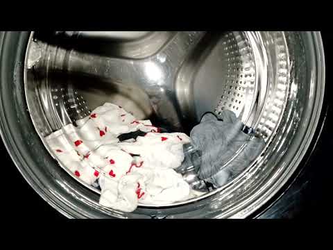 Видео: Haier HW60-BP12959AS-Хлопок 40° 600 Об/Мин.Стирка Светло-Цветного.Часть 3-3.