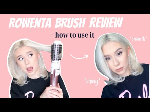 Видео: Обзор щетки Rowenta Brush Activ Volume & Shine | Как ею пользоваться