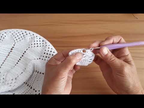 Видео: Дополнительное видео по вязанию сторон шляпки.
