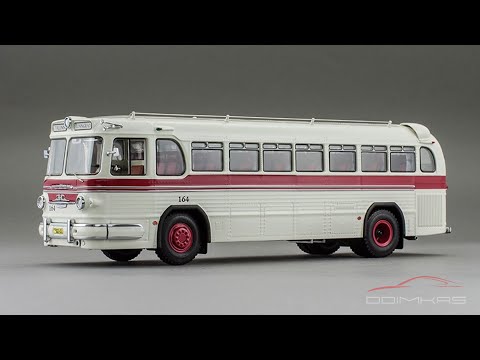 Видео: ЗИС-127 «Таллин-Ленинград» 1958 | DiP Models | Легендарные автобусы СССР 1:43 масштабная модель