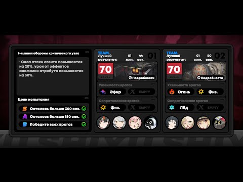 Видео: Zenless Zone Zero - Прохождение 7 этажа критического узла Обороны Шиюй версии 1.1-1.2 (S ранг)
