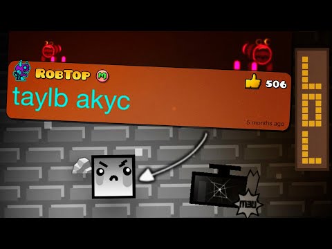 Видео: РОБТОП оставил КОММЕНТАРИЙ под УРОВНЕМ ПОДПИСЧИКА?! 😱 | Geometry Dash