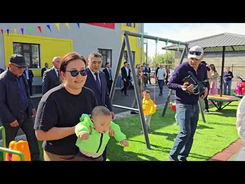 Видео: Ошто жаңы курулган "Акылман" балдар бакчасы колдонууга берилди