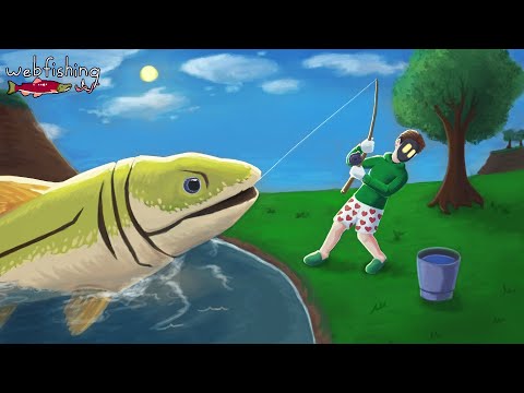 Видео: Фишинг в интернетиках или как я 35 часов не мог поймать самую большую рыбу в игре | Webfishing