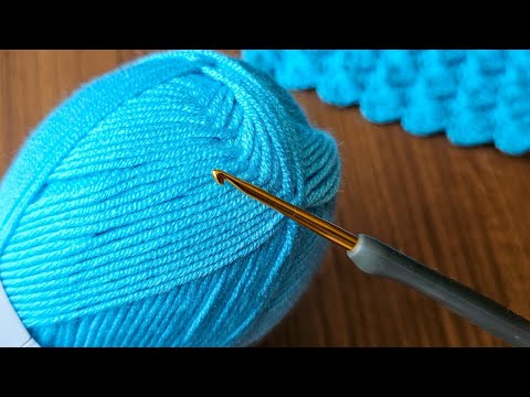 Видео: Внимание. восхитительный результат всего за 2 ряда. легкое вязание крючком