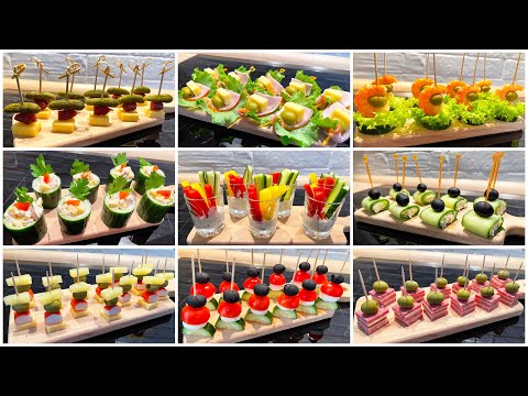 Видео: ТОП 9 быстрых закусок для вечеринок! Вкусные закуски для вечеринок и фуршетов за 5 минут! #2