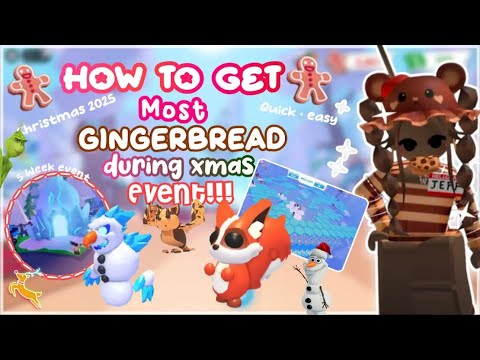 Видео: 🌨️🎄 КАК ПОЛУЧИТЬ БЕСКОНЕЧНЫЕ ПРЯНИКИ В РОЖДЕСТВЕНСКОМ СОБЫТИИ ADOPTE ME ❄️☃️