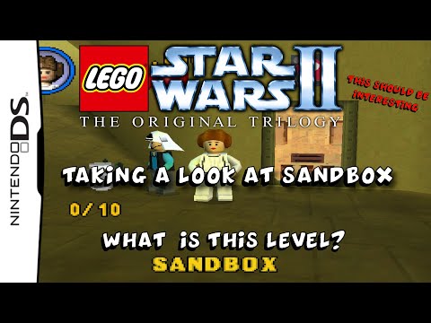 Видео: Что такое уровень «Песочница» в Lego Star Wars 2 DS?