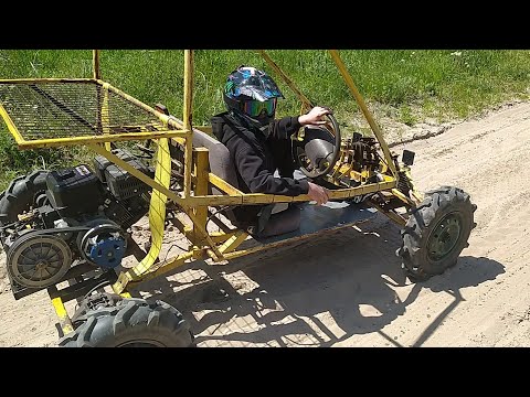 Видео: Самодельный багги с Лифаном 20л.с.