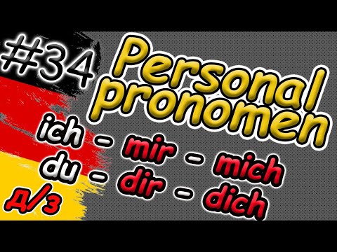 Видео: ICH-MIR-...? | DU-DIR-...?! Особовий займенник в німецькій мові | Домашнж завдання |Personalpronomen