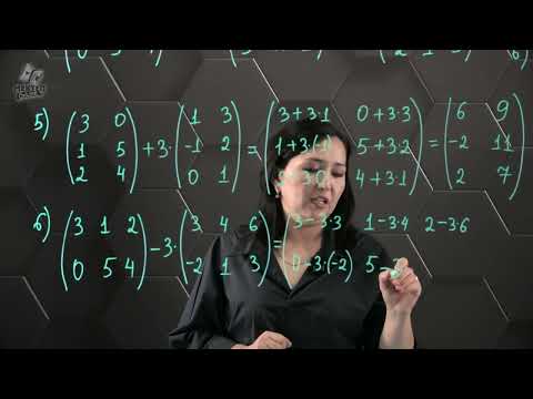Видео: Матрицаларға амалдар қолдану. Практикалық бөлім 3. Жоғары математика.