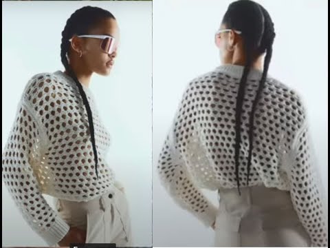 Видео: ЭТОТ УЗОР ТОЧНО ВАМ ПРИГОДИТСЯ !!! КРАСИВАЯ СЕТКА ДЛЯ ЛЕТНИХ ИЗДЕЛИЙ!!!