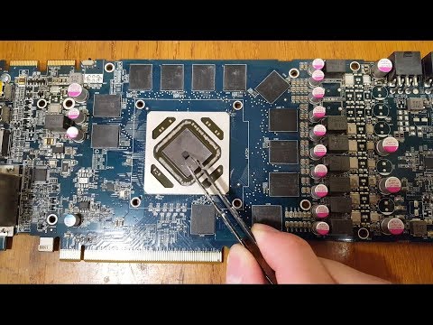 Видео: Интересный ремонт видеокарты Sapphire HD7950 Flex