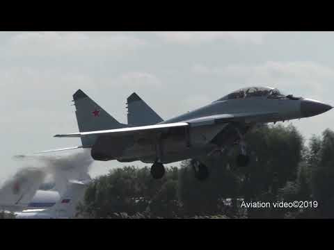 Видео: Жуковский. Суббота. Полеты перед МАКС-2019. ТУ-95, МС-21, СУ-57 ПАК-ФА. 24 08 2019