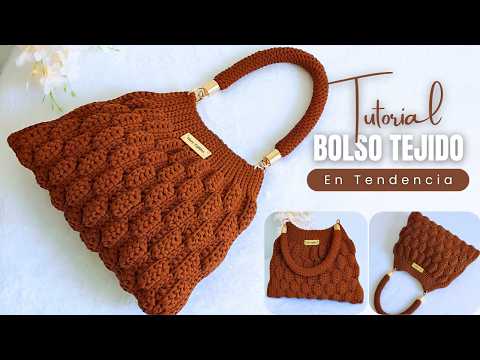 Видео: Плетеная сумка с волнистым швом / Элегантно, быстро и идеально для начинающих // Шаг за шагом