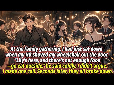 Видео: На семейном сборе я только успел сесть, как мой супруг вытолкнул мою инвалидную коляску за дверь.