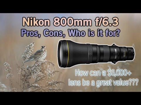 Видео: Nikon 800mm f/6. 3 плюса, минуса, для кого подходит?