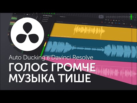 Видео: Хватит делать это вручную! - Ducking в Davinci Resolve