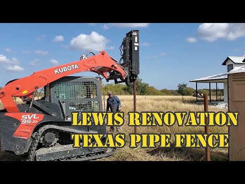 Видео: Техасский трубный забор