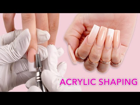 Видео: Акриловые ногти для начинающих 💅 | Придание формы, обработка поверхности + запечатывание кутикулы...