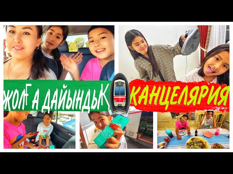 Видео: ЖОЛҒА ДАЙЫНДЫҚ🚞/КАНЦЕЛЯРИЯ /БӘРІН ЖЕП ҚОЙЫПТЫ😡😭#влог