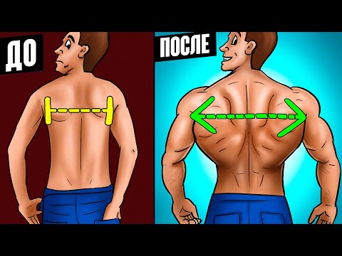 Видео: 7 УПРАЖНЕНИЙ ДЛЯ БЫСТРОГО РОСТА СПИНЫ!