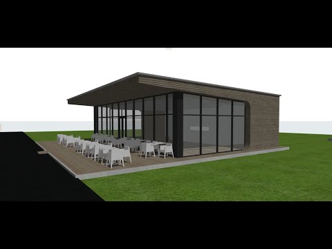 Видео: ArchiCAD Tutorials. Построение Coffee House в Словакии в ArchiCAD 23 (2 часть)