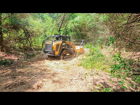 Видео: Расчистка участка площадью один акр с помощью мульчирования iDigit4 Forestry