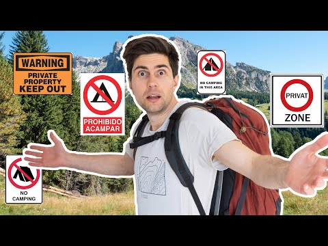 Видео: Дикий кемпинг: можно ли избежать неприятностей? + Советы по стелс-кемпингу