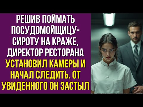 Видео: Решив поймать посудомойщицу-сироту на краже, директор ресторана установил камеры и начал следить