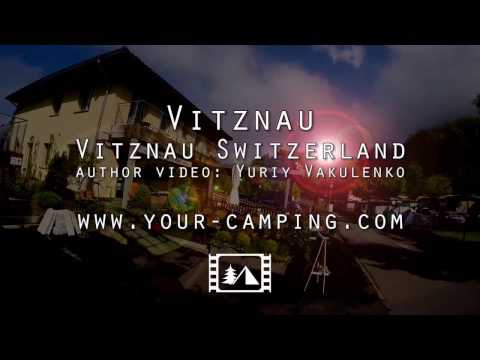 Видео: Кемпинг Вицнау Швейцария, Camping Vitznau Switzerland