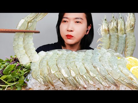 Видео: Корейская еда СЫРЫЕ КРЕВЕТКИ мукбанг звуки еды