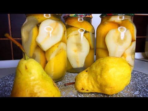 Видео: Консервированная груша «десертная»