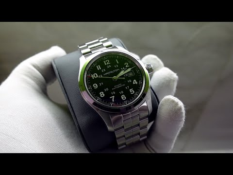 Видео: Лучшие полевые часы на все времена - Hamilton Khaki Field Automatic