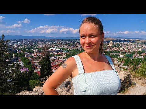 Видео: Пешком из Сололаки в Чугурети. Блошиный рынок в Тбилиси. Русские в шоке от Грузии!
