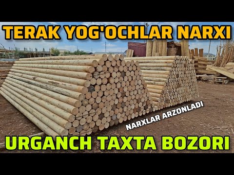 Видео: ЁГОЧ ТЕРАК ТАХТА НАРХЛАРИ АРЗОНЛАДИ | URGANCH TAXTA BOZORI 4.10.2025