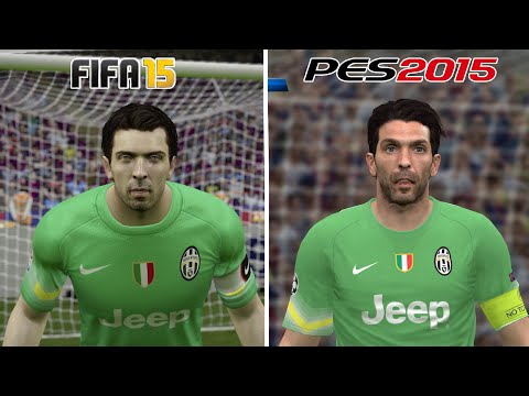 Видео: FIFA 15 против PES 2015 | Сравнение бок о бок