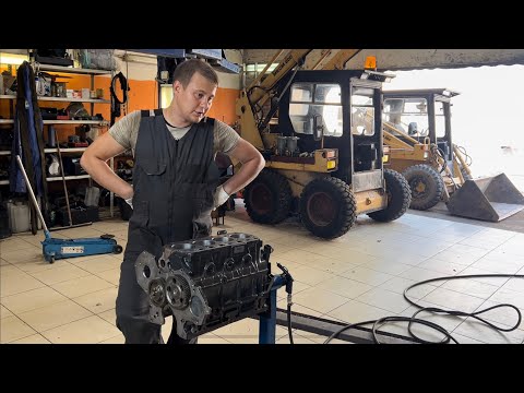 Видео: Ремонт двигателя Cummins a2300 от мини погрузчика МКСМ 800