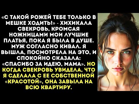Видео: «Ты страшная! Мой сын найдет другую!» — свекровь порезала все мои платья...