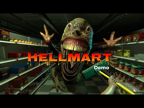 Видео: ОЧЕНЬ КРУТОЙ ХОРРОР-HELLMART (Demo)