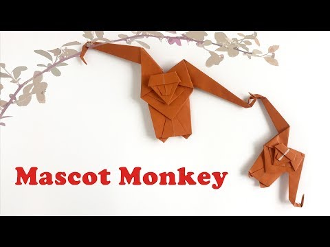 Видео: Как сделать оригами обезьянку — Томоко Фьюз