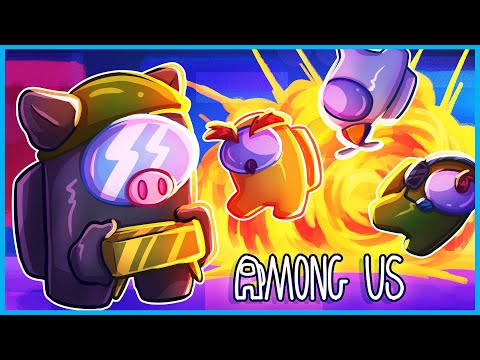 Видео: Среди нас, но Самозванцы могут подкладывать мины... (это глупо)