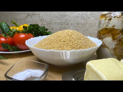 Видео: Пшеничная КАША на воде с домашней ТУШЁНКОЙ. Полевая каша