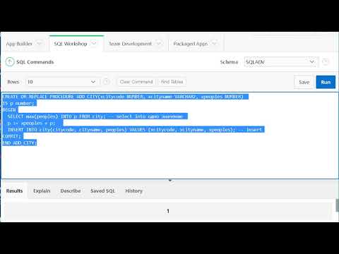 Видео: Урок10.PL SQL.Выполнение SQL из PL SQL