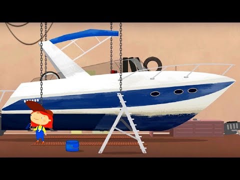 Видео: Мультфильм про машинки - Доктор Машинкова - Ремонт катера - новая серия