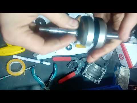 Видео: замена всего!!! с воссстановлением коленвала бензопилы Партнёр 351