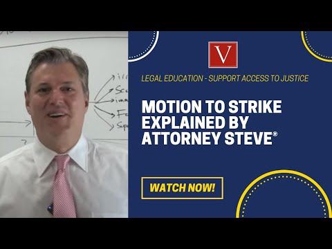 Видео: Адвокат Стив разъясняет суть ходатайства о забастовке!